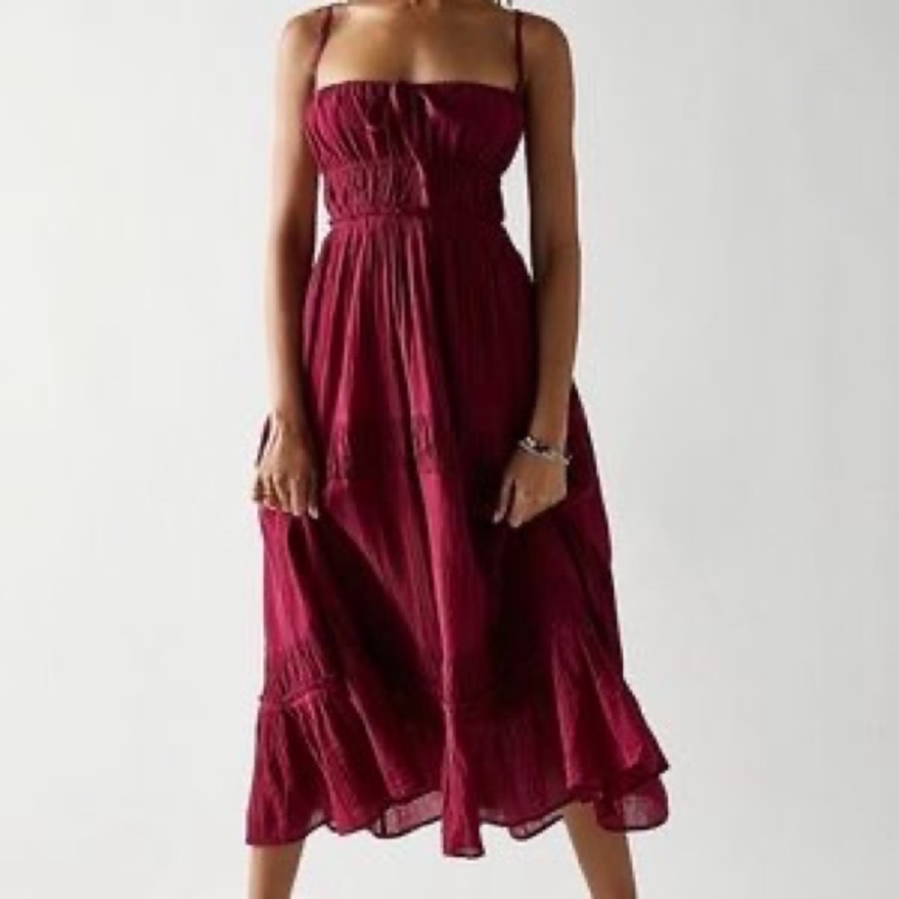 Free People Taking Sides Maxi Dress